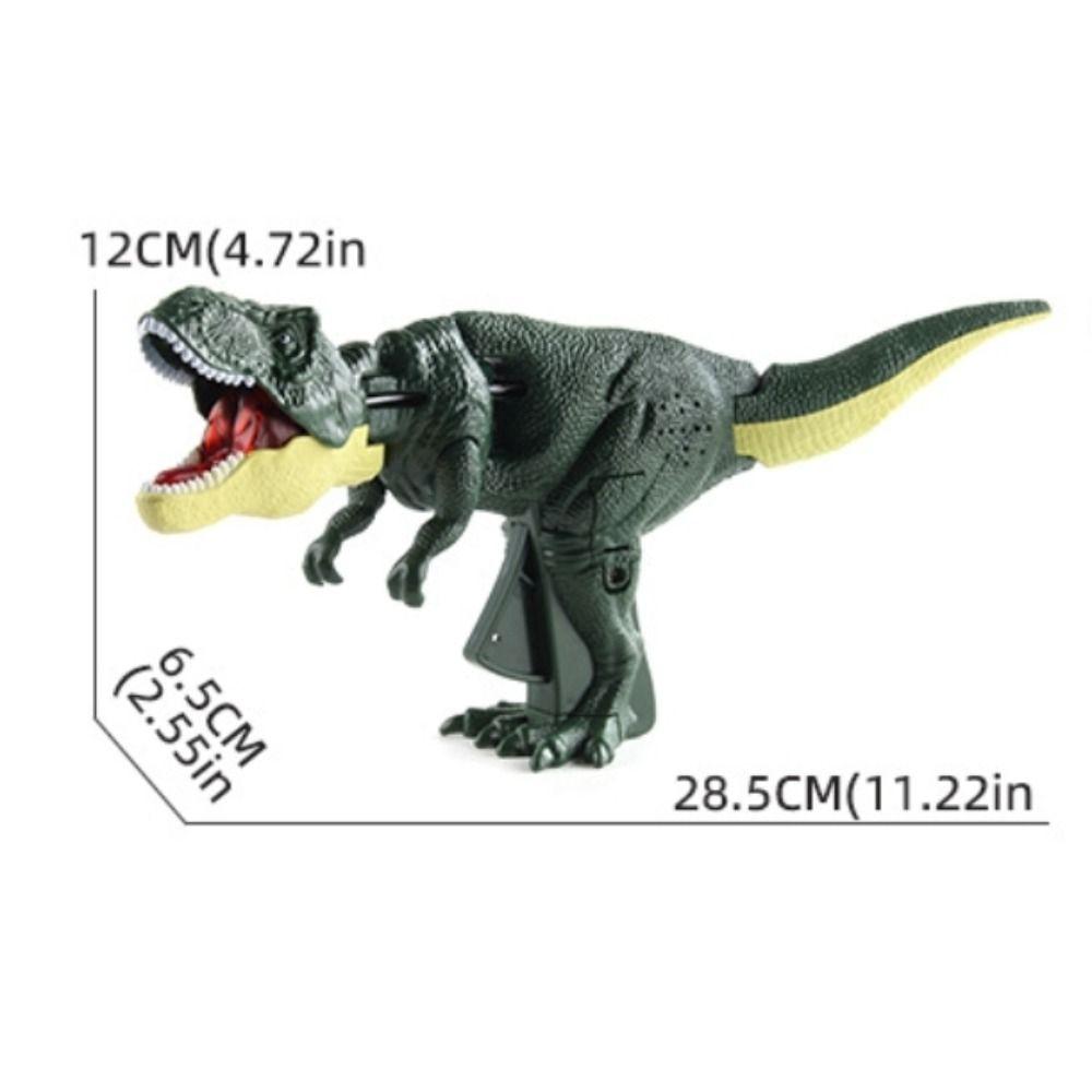 Jurassic Pressing Dinosaur Toys Swing Head T-Rex Simulation Explorative Dinosaur Bite Multiple Joints Movable