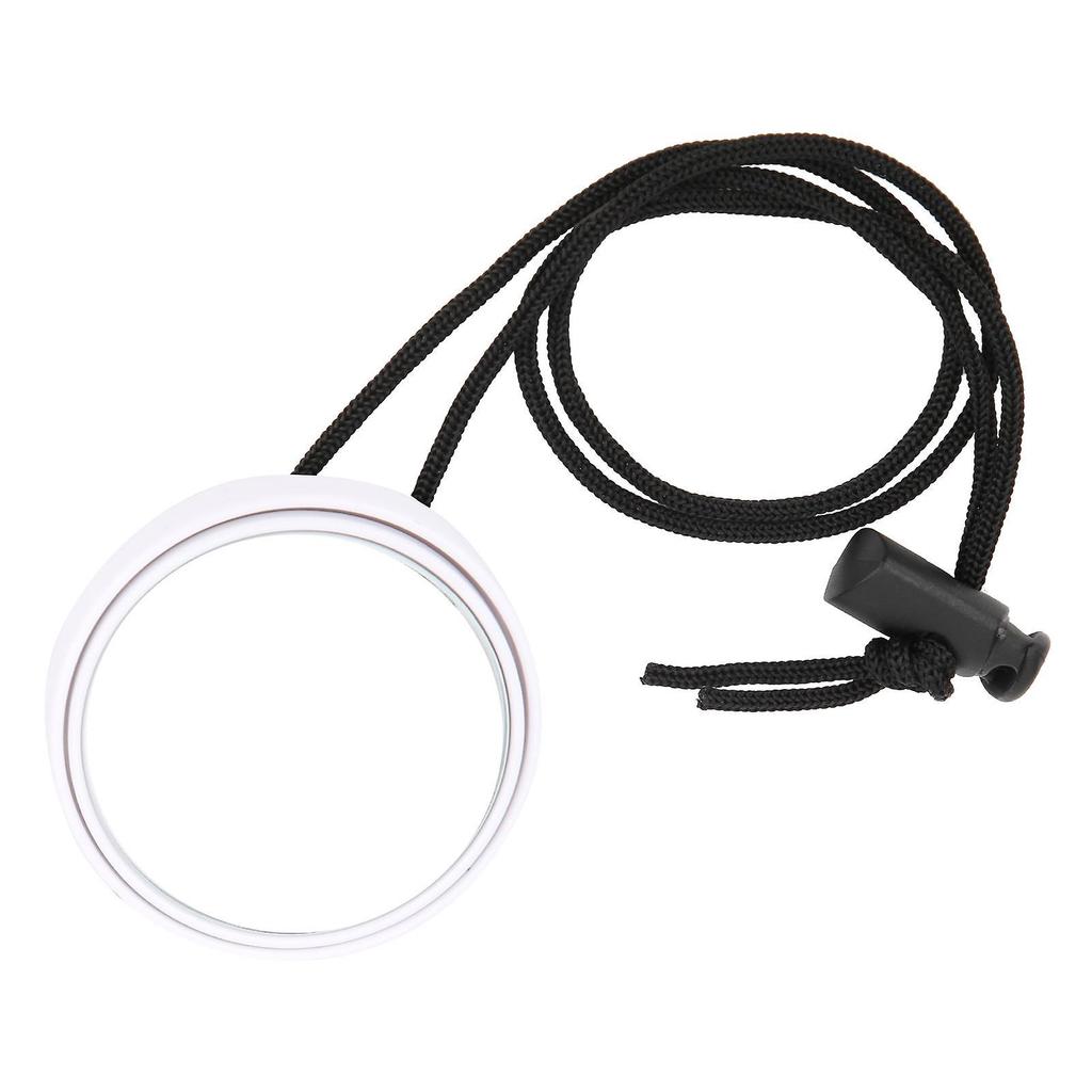 Diving Rearview Mirror 360 Degree Adjustable Rearview Mirror with Lanyard Diving AccessoryWhite