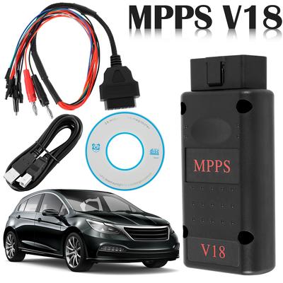 MPPS V18 ECU Programming Tool Professional Tricore Cable Programmer Premium Chip Tuning Tool Flash EEprom Reader Writer for Car