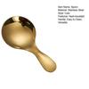 Stainless Steel Mini Spoon Short Handled Spoon Ice Cream Spoon Milk Powder Spoon for Kitchen Restaurant