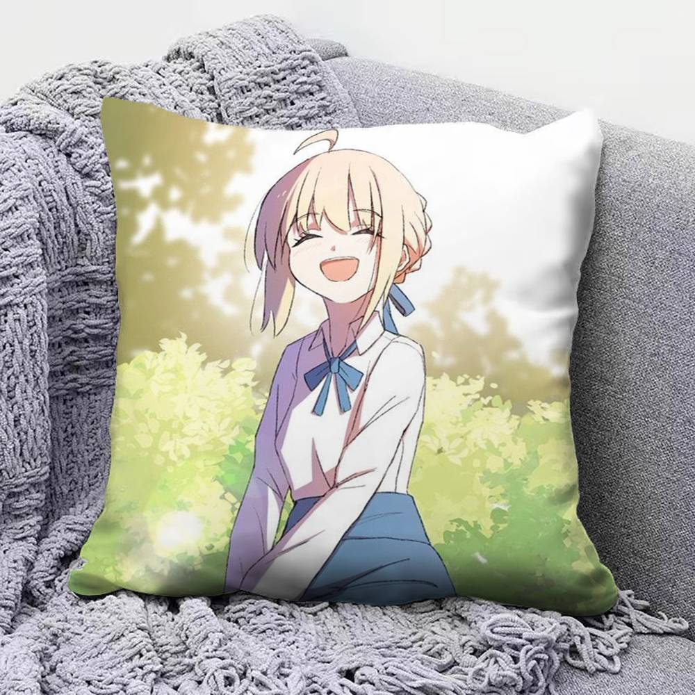 Saber Artoria Pendragon Fate Grand Order FGO  Home Sofa Cushion Covers and Aecorative Custom Pillow Covers
