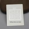 Yabin 999 Sterling Silver Custom Engraved Mirror-Finish Commemorative Corporate LOGO Plaque