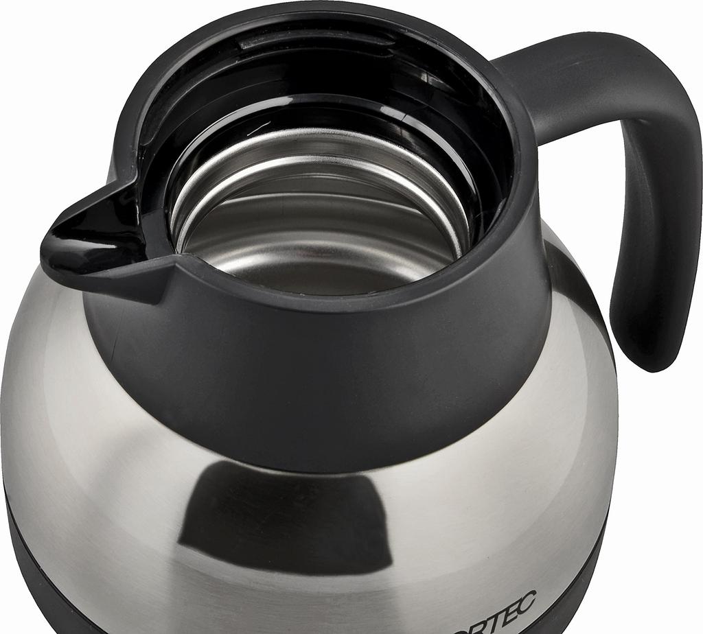 Wahei freiz Tabletop Fortec Lever Vacuum Hot and Cold Pot, House, 600ml, Satin, Stopper, Insulation, Retention, FHR-7452