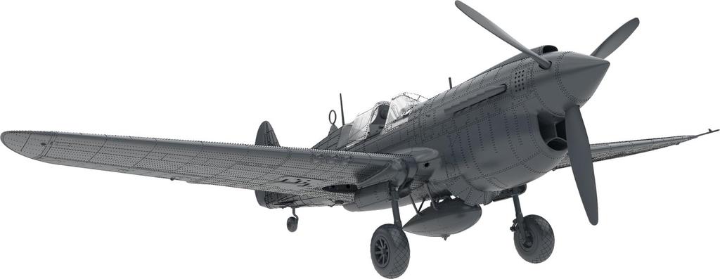 Eduard Dual Combo Royal Class Warhawk Plastic Model Kit EDUR0025 1/48 P-40N (Airplane)