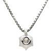 NON BRAND - Solitaire Diamond G SI1Necklace Pt900/diamond Array