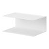 Jitsugyo 10092 Amenity Storage 2 Tiers White W25 X D16 X H11cm Tower Amenity Holder Amenity Tray