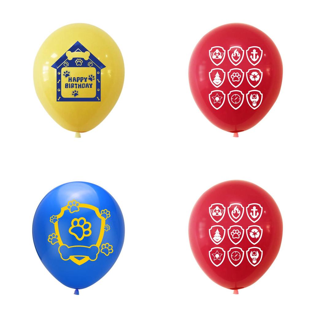 Vibrant Paw Patrol Birthday Party Decoration Set With Adorable Cake Toppers And Balloons