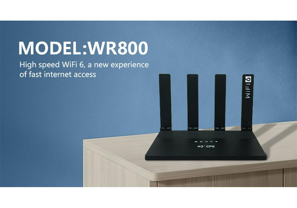 WiFi6 4G Router with 4 Network Ports for Home Use in Zimbabwe, Ukraine, and Southeast Asia
