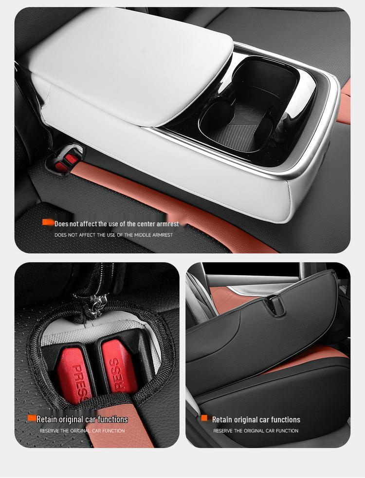 Qiyuan A07 Universal Leather Car Seat Cushion - All-Season Comfort