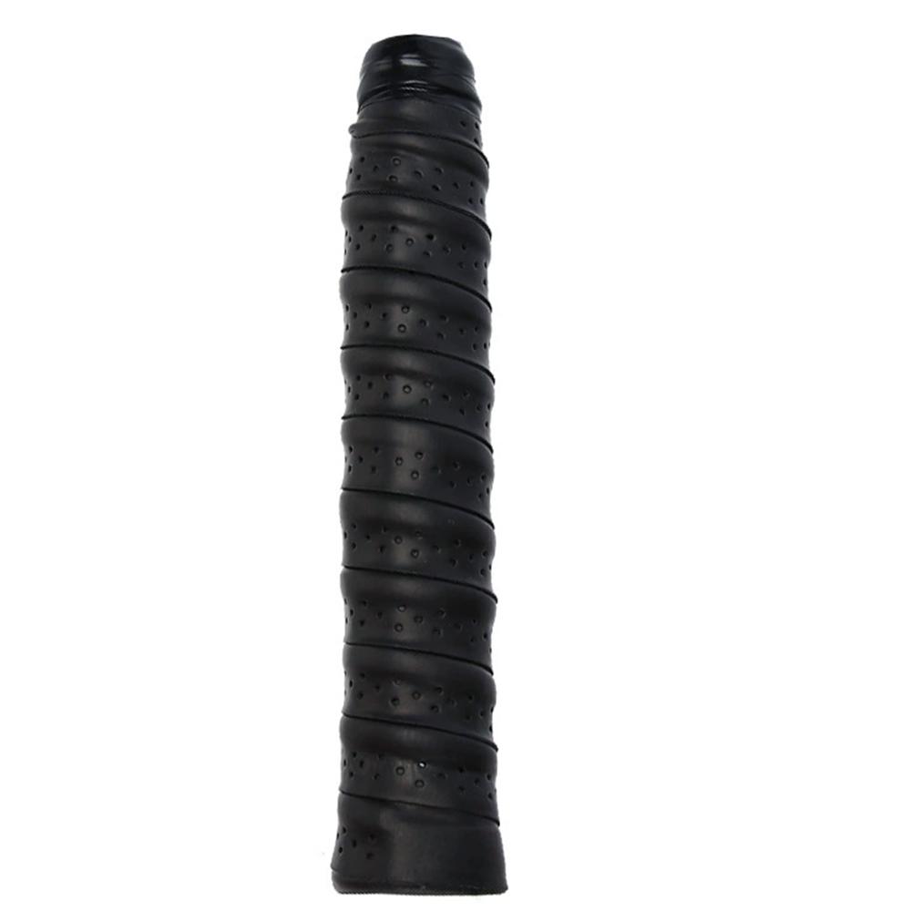 Breathable Rackets Grip Tape Anti Slip Perforated Super Absorbent Tennis Overgrip Badminton Overgrip Pickleballs Overgrip чёрный