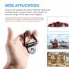 4pcs V Rings Hook Tie Down Ring Load Anchor Trailer Forged Lashing Ring of Anchor