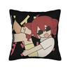 Pearto Creative Kasane Teto Expression Pillow Cover  Morden Pillow Case For Living Room Chair Comfy Cushion Cover Gift
