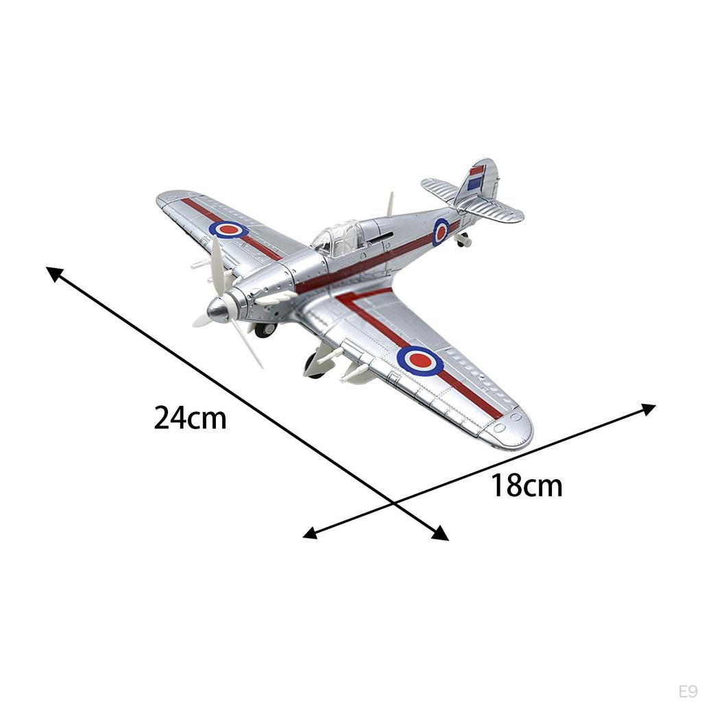 1:48 Fighter Building Kits Aircraft Model Birthday Gift for Kids Adults Table Decoration DIY