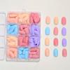 288pcs Solid Color False Nails Matte Finish Full Cover Nails New Acrylic Fake Nails  Daily Wear