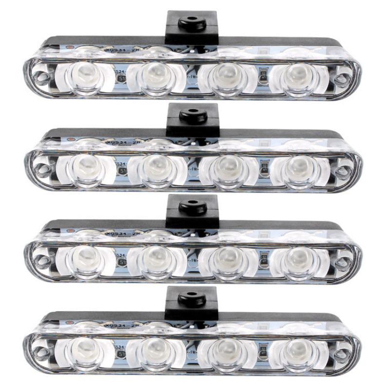 16 LED Bezdrátové nouzové blikající světlo do auta LED 12V pro přívěs, nákladní automobil, stroboskop, policejní výstražné světlo, automatická diodová lampa