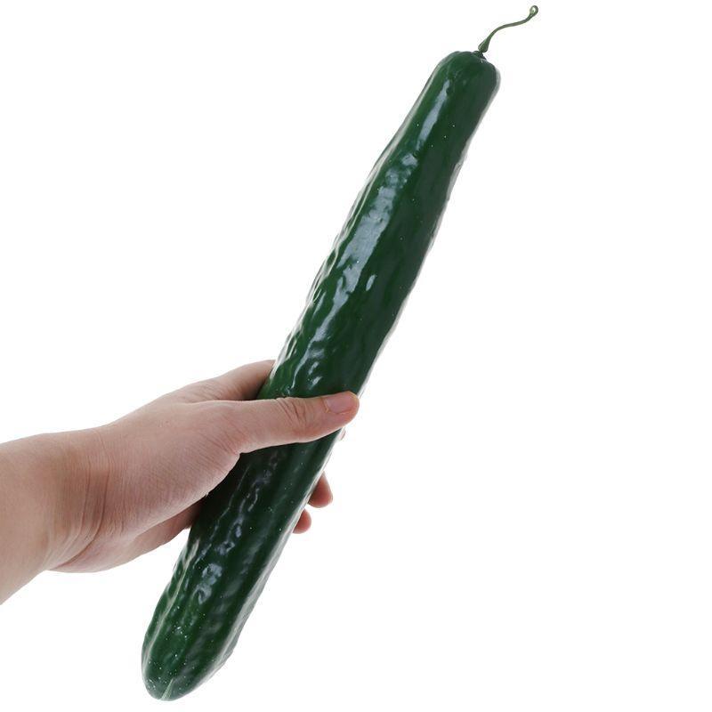 Artificial Cucumber Simulation Fake Vegetable Photo Props Home Kitchen