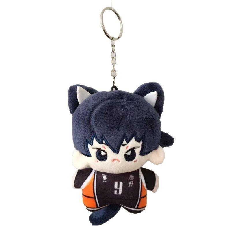 Plush Character Haikyuu Toys Anime Keychains Cartoon Bag Pendant Kids Gifts