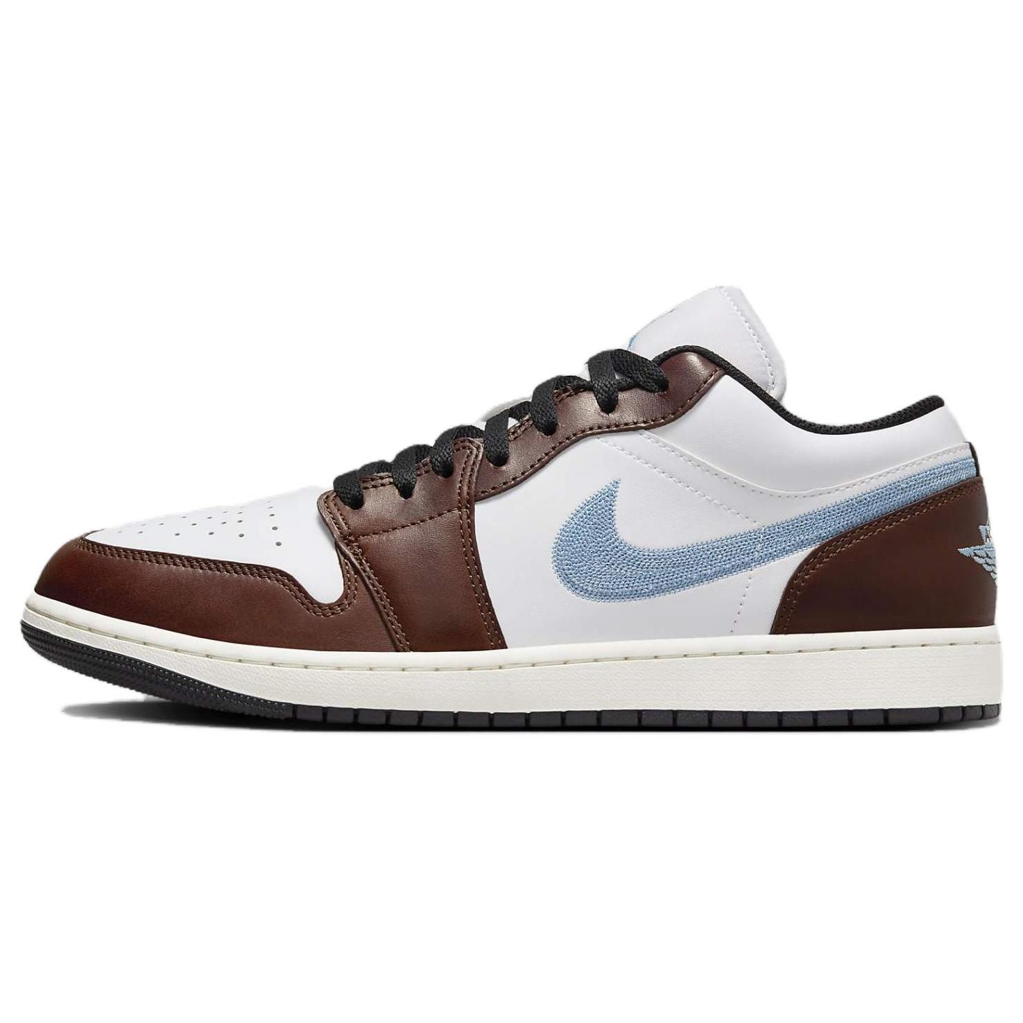 

Кроссовки Jordan 1 Retro Low SE Коричневый Синий Серый(FQ7832-142) 44.5