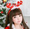 Milky Time 4-Piece Santa Costume Set for Women, Christmas Lolita Poncho, and Reindeer Headband