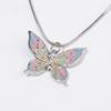 Rainbow After Rain: Colorful Butterfly Necklace with Exquisite Design - High-End Feel Clavicle Chain for Women’s Summer