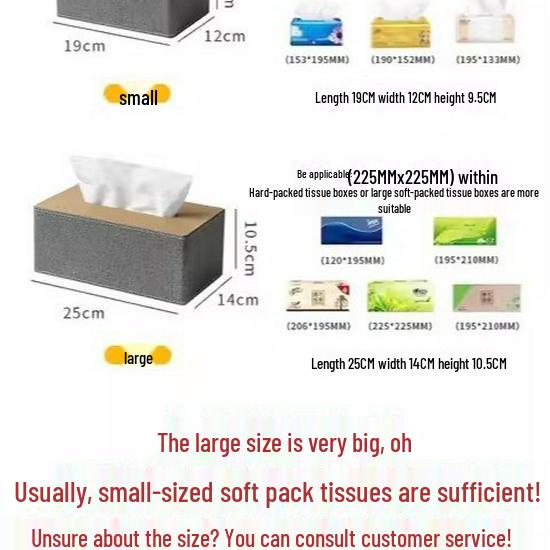 Modern Multifunctional Tissue Box for Home, Office, or Hotel Use
