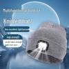 Rechargeable LED Light Beanie - Glow-in-the-Dark Winter Hat for Night Running Outdoors