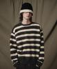 GLW Striped Brushed Knit Brown