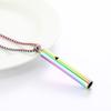 Mindful Breathing Whistle Necklace Stainless Steel Anxiety Reduction Necklace Stress And Panic Relief Necklace Adjustable Length Meditation Inner