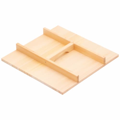 Endo Shoji Commercial Square Steamer Lid with Handle, 39cm, Sawara Wood, Made In Japan, WSI05039