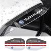 2 Stück Auto Rückspiegel Regenbraue Sonnenschutz Abdeckung Aufkleber für Volkswagen VW Scirocco GOLF MK6 Polo Tiguan PASSAT GTI R Line