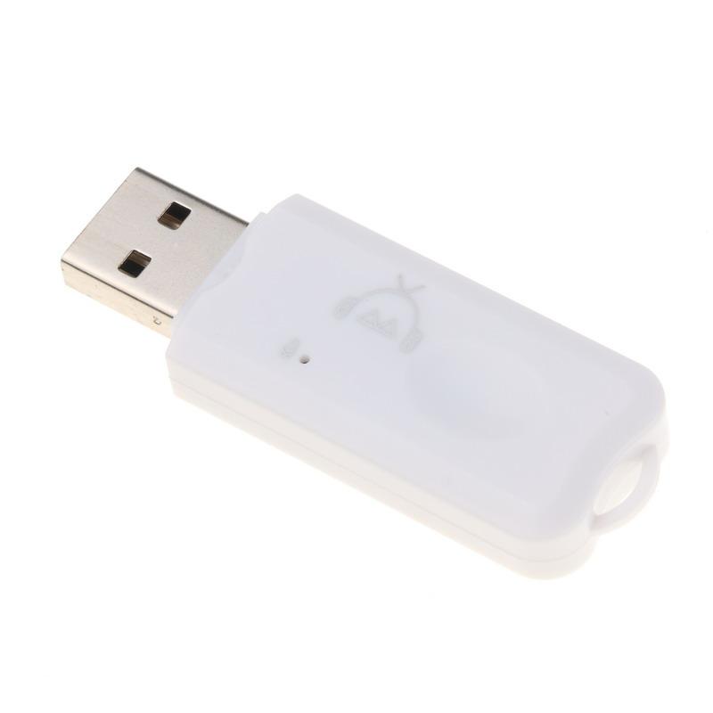 Wireless V5.0 USB Car Bluetooth Audio Adapter MP3 Music Receiver Stereo For AUX Home Speakers PC Handsfree Cellphone Call