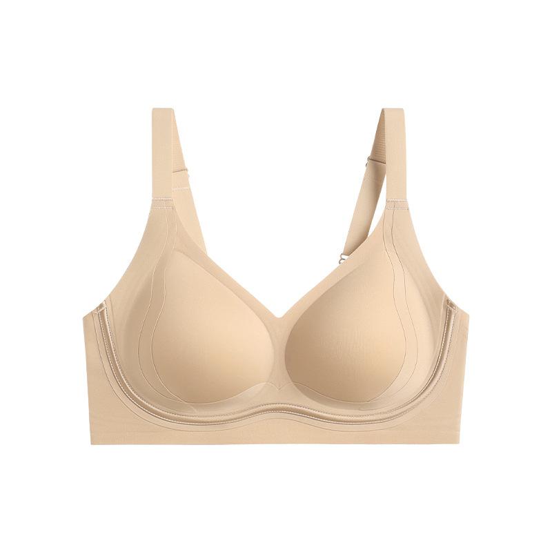 Liquid foundation lifting non-marking smooth sports fixed cup gathering adjustment soft support bra