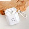 Simple Love Applies Apple Protective Case Earphone Case AirPods Bluetooth Earphone Case Soft Bottom Case