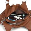 Folded tote bag women's large capacity shoulder messenger bag