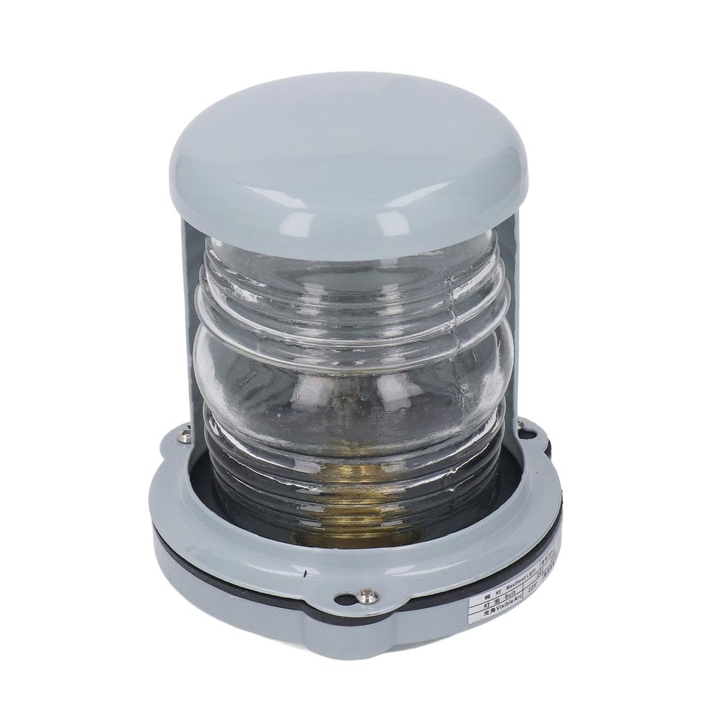 Navigation Light White Waterproof Marine Boat Stern Lamp 225 Degree Signal Mast Light for 12m Boat 24V