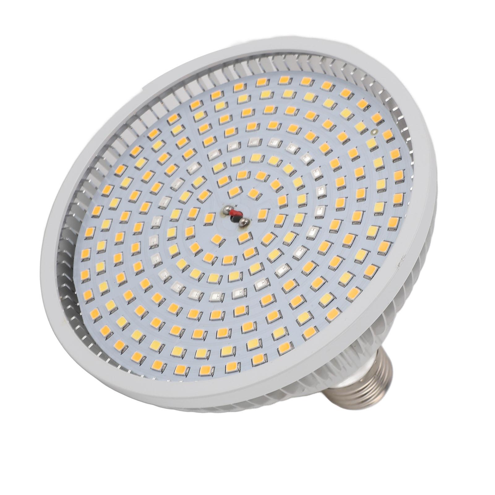 

200 LED Grow Light Bulb Full Spectrum Plant Growing Lamp, Energy Efficient with E27 Base for Flowers Vegetables for Plant Growing Lights