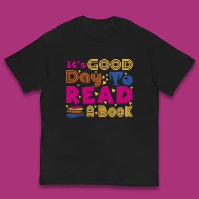 É um Bom Dia Para Ler Livro Leitura Amantes de Livros Crianças Camiseta