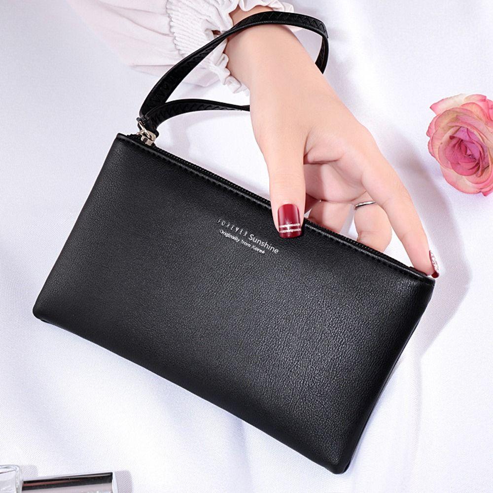 Capacity Fashion Money Bag PU Leather Korean Card Holder New Handbag Women Purse Wallets Coin Purse