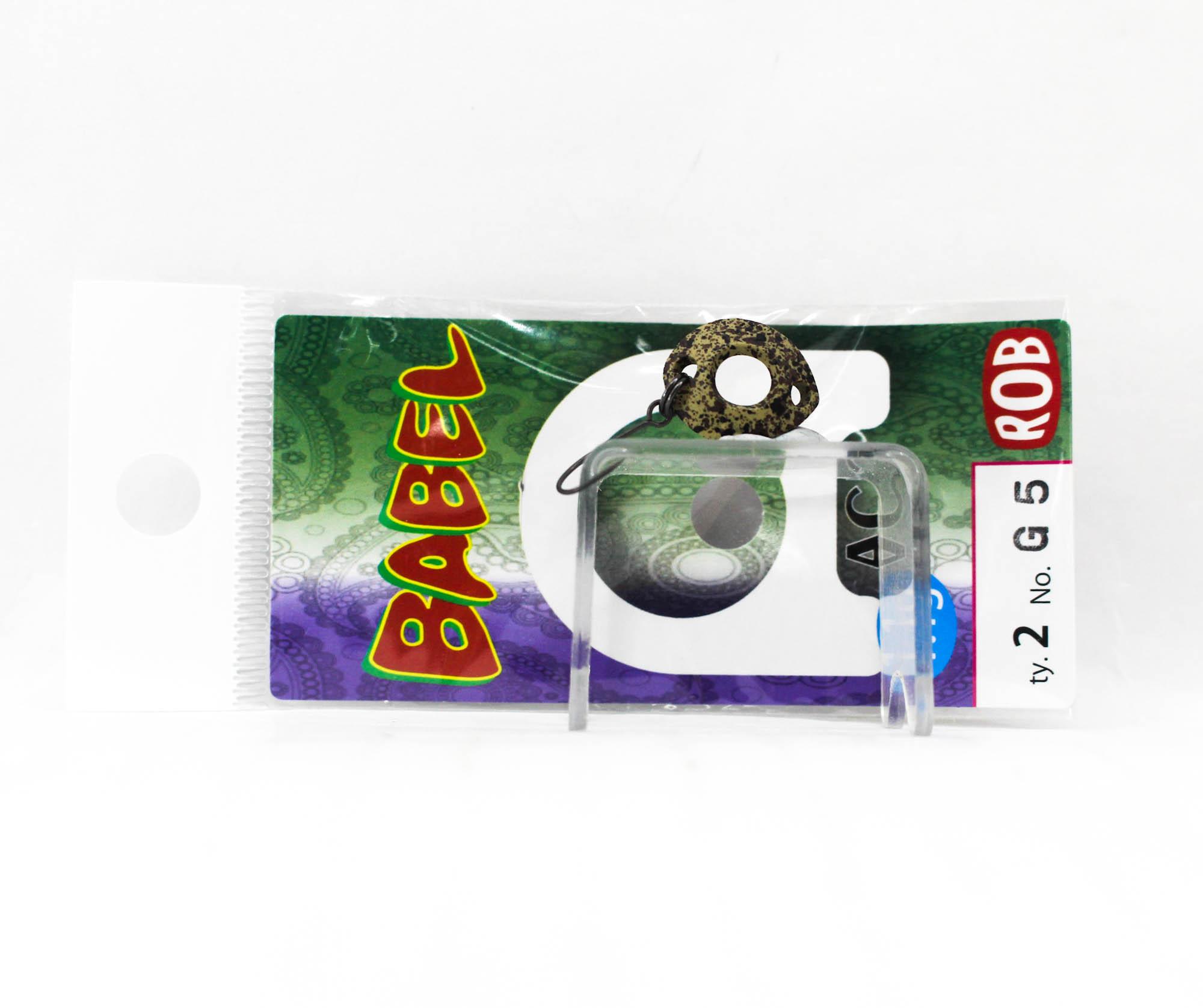 

Воблер-ложка Rob Lure Spoon Babel Ace 1,1 грамма Тонущая приманка G5 (5438)