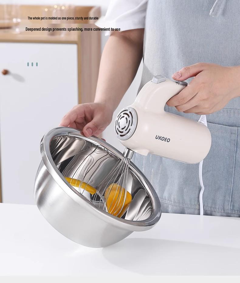 Durable 304 Stainless Steel Multi-Purpose Kitchen Basin: Noodle, Soup, Vegetable Wash, Egg Beating, and Seasoning Jar.