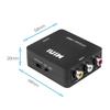 AV/RCA CVBS zu HDMI-kompatiblen Adapter 1080P Video Konverter Mini AV2HDMI-kompatiblen Adapter Konverter Box für HDTV Projektor