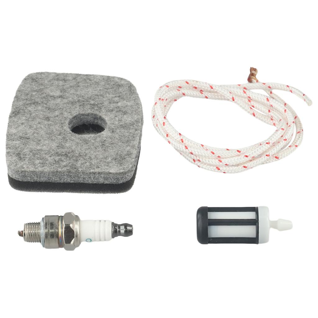 Leaf Blower Service Kit Compatible with BG56 BG86C SH56C SH86 SH86C Contains Air Filter Fuel Filter Spark and Pull Cord