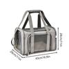 1PC Cat, Dog Carrier for Small Medium Cats Puppies up to 15 Lbs, Collapsible Travel Puppy Carrier