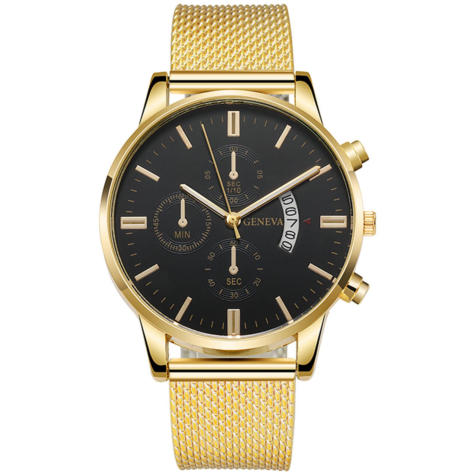 Watches Quartz Watch Fashion Round Dial Casual Wrist Watches For Men