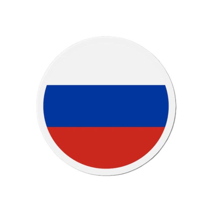 Aimant Rond - Russie - 6 cm - 50 pièces - Multicolore - Mixte