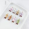Alloy Drip Oil Cartoon Potato Pendant for DIY Jewelry Making