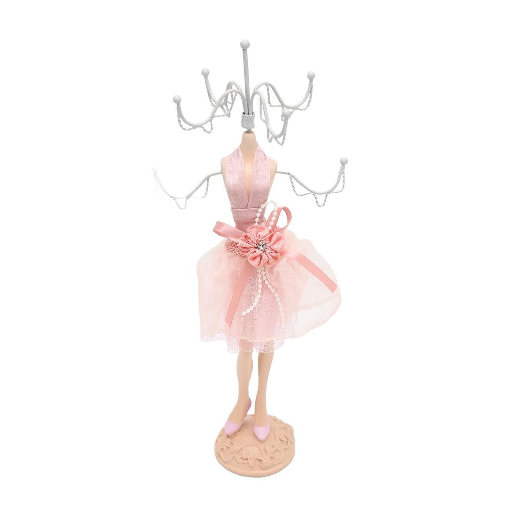 Elegant Jewelry Display Stand Mannequin Dress Necklace Jewelry Rack Holder for Rings Bracelet Earrings
