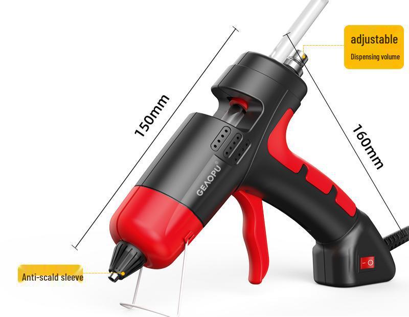 Adjustable Temp Hot Melt Glue Gun - DIY Electric Handy Tool for Crafts and Home Projects