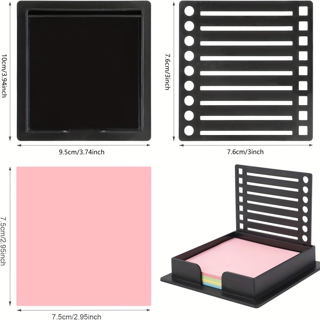1Pc Note Holder with Template Post It Note Template for Quick Marking of Note Boxes