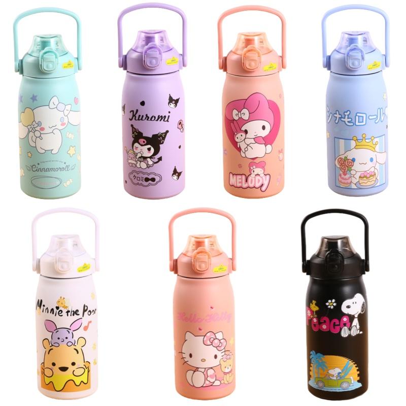 Cartoon Sanrio Insulated Thermos With Large Capacity Purple Cool Rice Color No)